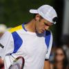 Paul-Henri Mathieu lors du premier tour de l'US Open à New York le 27 août 2012