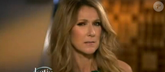 Céline Dion parle de son fils Nelson à Katie Couric, sur ABC, le 26 avril 2013.