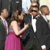 Jeffrey Jordan lors du mariage de son père Michael Jordan avec Yvette Prieto à Palm Beach, le 27 avril 2013