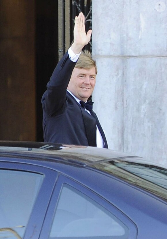 Le prince Willem-Alexander - Dîner d'adieu de la reine Beatrix des Pays-Bas au Rijksmuseum à Amsterdam, le 29 avril 2013.
