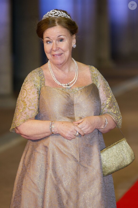 La princesse Christina des Pays-Bas, soeur de la reine - Dîner d'adieu de la reine Beatrix des Pays-Bas au Rijksmuseum à Amsterdam, le 29 avril 2013.