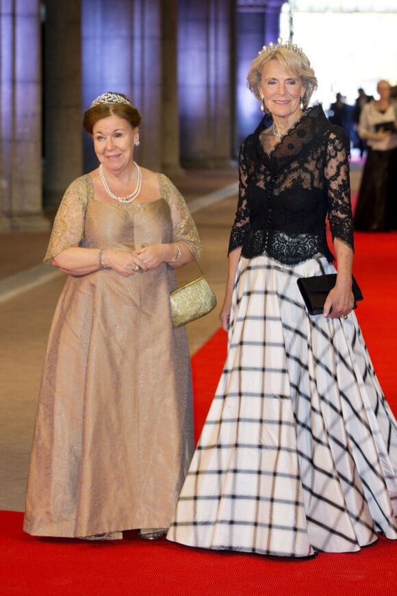 Les princesses Irene et Christina des Pays-Bas, soeurs de la rein - Dîner d'adieu de la reine Beatrix des Pays-Bas au Rijksmuseum à Amsterdam, le 29 avril 2013.