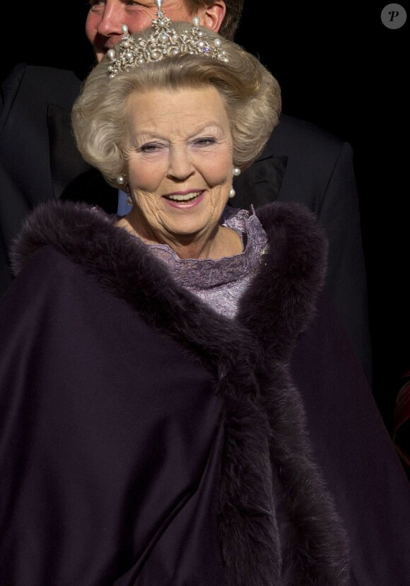 La reine Beatrix des Pays-Bas - Dîner d'adieu de la reine Beatrix des Pays-Bas au Rijksmuseum à Amsterdam, le 29 avril 2013.