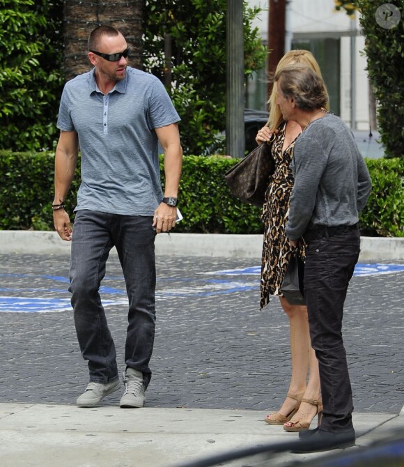 Heidi Klum et son boyfriend Martin Kirsten sont allés déjeuner au restaurant Cecconi à Beverly Hills. Le 30 avril 2013.