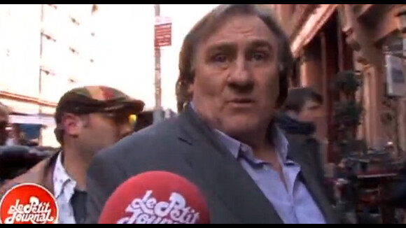 Gérard Depardieu tourne The June Project : Son hilarant ''craquage'' face caméra