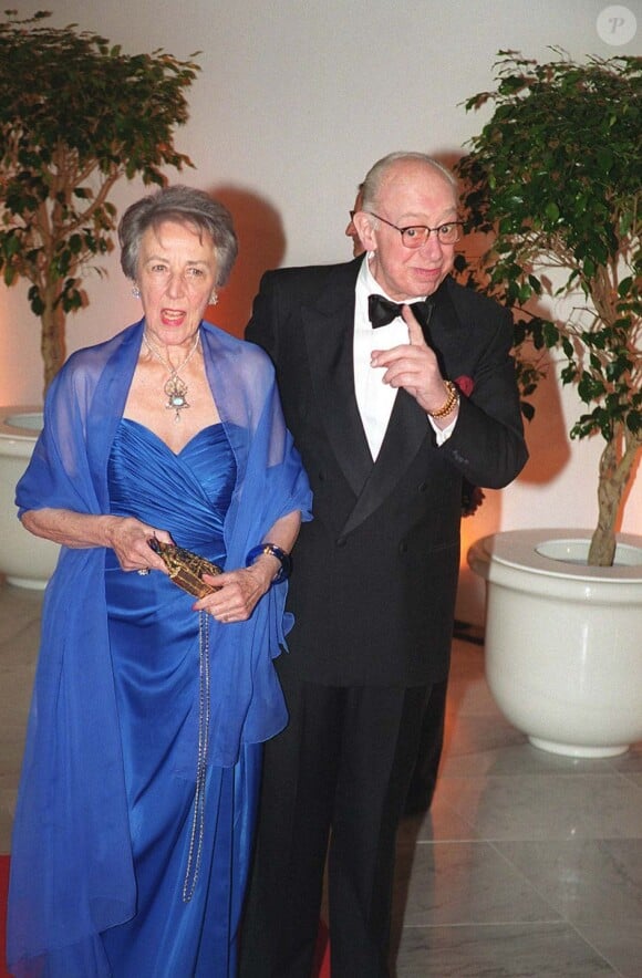 Horst Tappert et son épouse Ursula à Monte-Carlo le 24 février 2000.