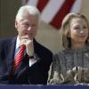 Hillary Clinton et Bill Clinton assistent à l'inaguration de la bibliothèque et du musée Gorge W Bush, à Dallas, au Texas, le 25 avril 2013.