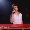 Benjamin Bocconi dans The Voice 2, le samedi 4 mai 2013 sur TF1.