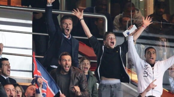 David Beckham et ses fils : Supporters complices et passionnés pour le PSG