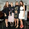 Lucy Yeomans, Holli Rogers, Natalie Massenet, Alison Loehnis à la soirée Net-à-porter organisée à New York le 4 mai 2013
