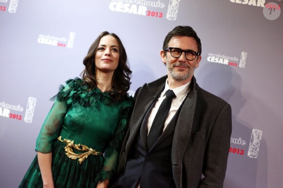 Bérénice Bejo et Michel Hazanavicius lors des César 2013