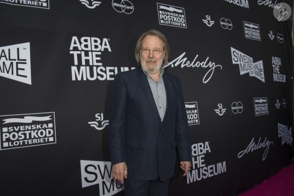 Benny Andersson du groupe ABBA à l'inauguration du musée ABBA a Stockholm, le 6 mai 2013.