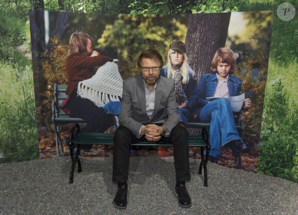 Bjorn Ulvaeus au musee ABBA qui a ouvert ses portes le 7 mai 2013 à Stockholm.