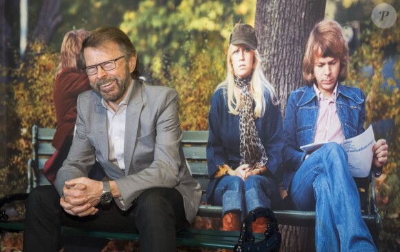 Bjorn Ulvaeus au musée ABBA qui a ouvert ses portes le 7 mai 2013 à Stockholm.