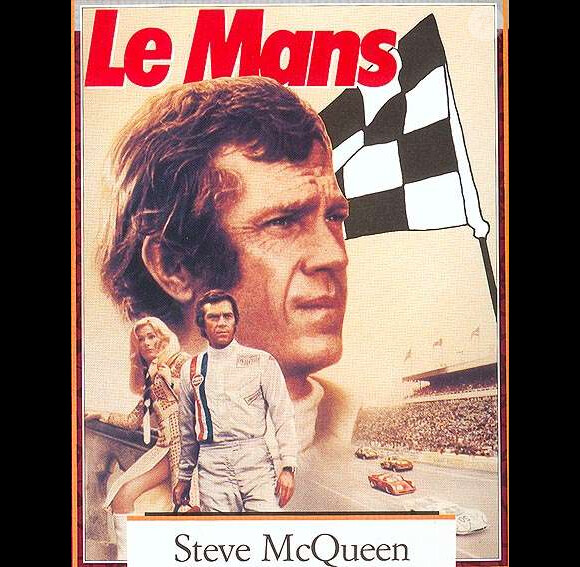 Steve McQueen dans le long métrage Le Mans, de 1971