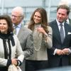 Visite de Clinton Castle, excursions à Ellis Island et Liberty Island et déjeuner au Red Rooster : la princesse Madeleine de Suède et son fiancé Chris O'Neill se joignaient au roi Carl XVI Gustaf et la reine Silvia à New York le 8 mai 2013, dans le cadre de leur visite aux Etats-Unis pour le 375e anniversaire de l'arrivée des premiers colons suédois et de leur installation dans le Delaware.