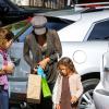 Halle Berry, enceinte, emmène sa fille Nahla à son école à Los Angeles le 8 mai 2013. La petite fille ne semblait pas très enchantée d'aller à l'école ce jour-là.