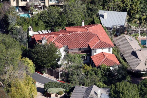 L'une des propriétés de Reese Witherspoon à Brentwood en Californie, le 26 janvier 2008.