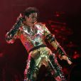  Michael Jackson lors du "HIStory Tour", à Prague le 7 septembre 1996. 
