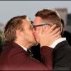 Ryan Gosling et Nicolas Winding Refn lors du 64e Festival de Cannes pour Drive, le 22 mai 2011.