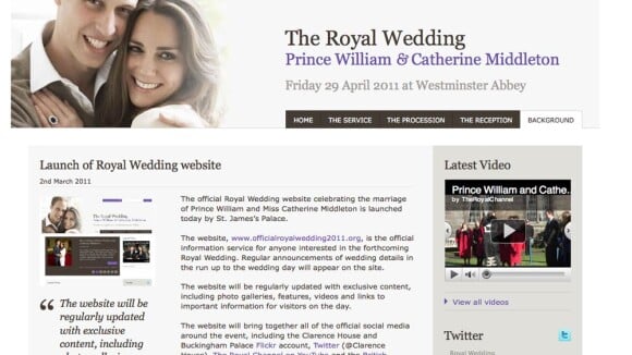 Kate Middleton et le prince William : Le mariage royal disparaît de la Toile...