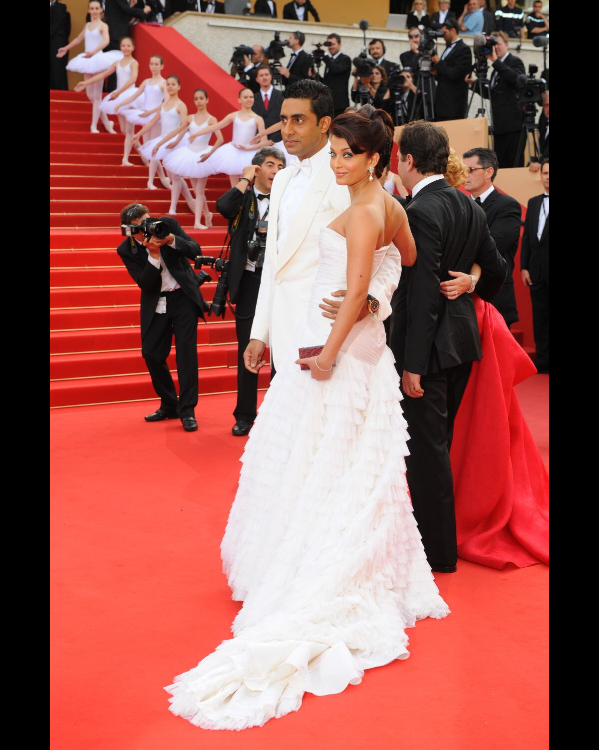 Photo Aishwarya Rai avec son mari Abhishek Bachchan lors du 62e Festival de Cannes 2009