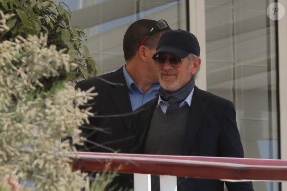 Steven Spielberg à l'hôtel Cap-Eden-Roc à Antibes, le 14 mai 2013.