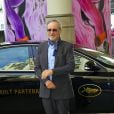 Le président Steven Spielberg arrive à l'Hôtel Martinez à Cannes, le 14 mai 2013.