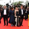 Enrique Gonzalez Macho, Ilda Santiago, Ludivine Sagnier, Thomas Vinterberg, Zhang Ziyi, membres du jury pour la montée des marches du film The Bling Ring pour l'ouverture d'Un Certain Regard au Festival du film de Cannes, le 16 mai 2013.