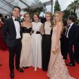 Claire Julien, Taissa Farmiga, Katie Chang, Israel Broussard, Emma Watson lors de la montée des marches du film The Bling Ring pour l'ouverture d'Un Certain Regard au Festival du film de Cannes, le 16 mai 2013.