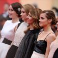 Sofia Coppola, Claire Julien, Taissa Farmiga, Katie Chang, Israel Broussard, Emma Watson pour la montée des marches du film The Bling Ring pour l'ouverture d'Un Certain Regard au Festival du film de Cannes, le 16 mai 2013.