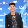 Adam Lambert lors de la finale de la 12e saison d'American Idol, à Los Angeles, le 16 mai 2013.