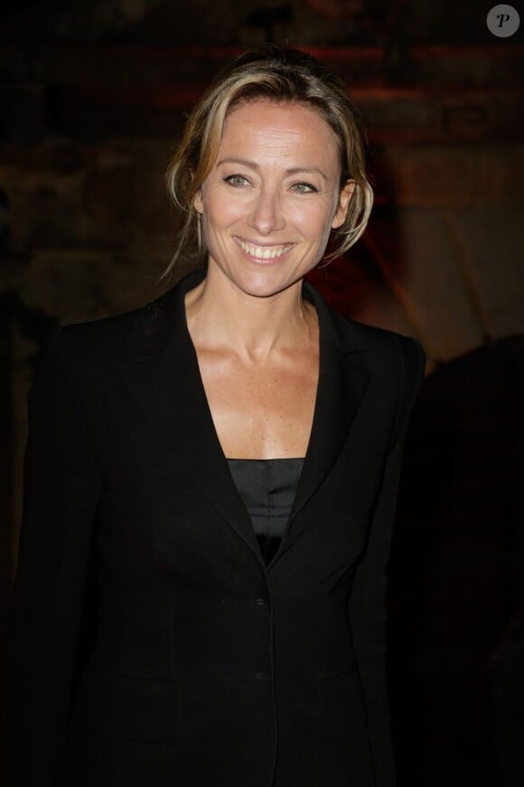 Anne-Sophie Lapix lors de la Canal + party durant le 66e Festival de Cannes le 17 mai 2013