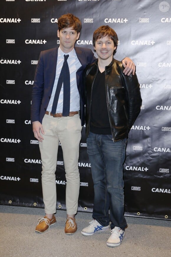 Vincent Glad et Chris Esquerre lors de la Canal + party le vendredi 17 mai 2013 à l'occasion du 66e Festival de Cannes
