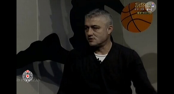 Predrag Danilovic, dit Sasha Danilovic à l'international, lors d'une émission télé en février 2013