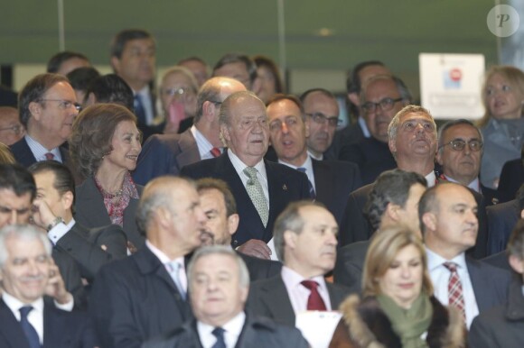 Le roi Juan Carlos Ier d'Espagne, accompagné par la reine Sofia, présidait le 17 mai 2013 à San Bernabeu la finale de la Coupe du Roi, soldée par la victoire de l'Atletico aux dépens du Real, 2-1 après prolongations.