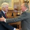 Le roi Juan Carlos Ier d'Espagne recevait le 21 mai 2013 à la Zarzuela l'ancien président Bill Clinton.