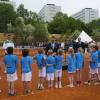 Le prince Daniel de Suède inaugurait le Tennis Park de Stockholm le 20 mai 2013, au Royal Lawn Tennis Club.