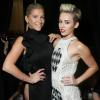 Ke$ha et Miley Cyrus dans les coulisses des Billboard Music Awards à Las Vegas, le 19 mai 2013.