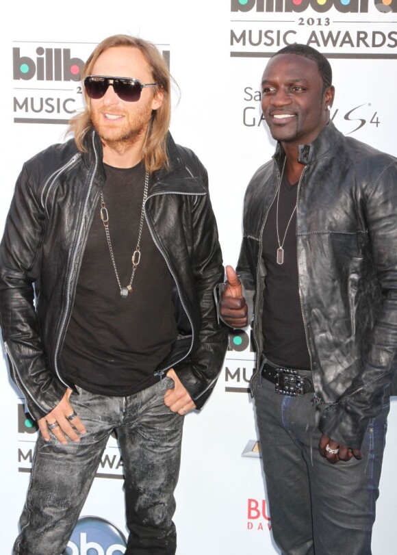 David Guetta et Akon aux Billboard Music Awards à Las Vegas, le 19 mai 2013.