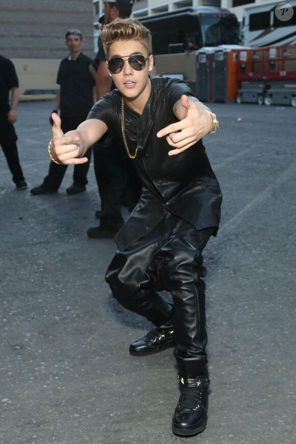 Justin Bieber à la soirée des Billboard Music Awards au MGM Grand Garden Arena de Las Vegas, le 19 mai 2013.