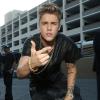Le chanteur Justin Bieber à la soirée des Billboard Music Awards au MGM Grand Garden Arena de Las Vegas, le 19 mai 2013.