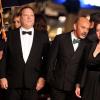 Harvey Weinstein et Christian Louboutin à la montée des marches du film Only God Forgives lors du 66e festival du film de Cannes, le 22 mai 2013.