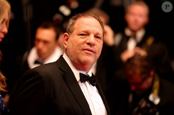 Harvey Weinstein pendant la montée des marches du film Only God Forgives lors du 66e festival du film de Cannes, le 22 mai 2013.