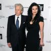Michael Douglas et Catherine Zeta Jones à la soirée du 40e anniversaire du Chaplin Award à New York, le 22 avril 2013.