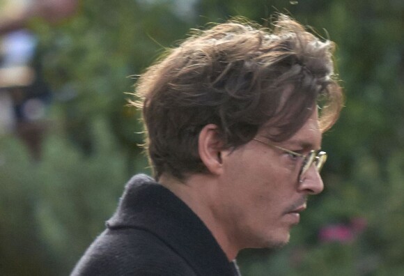 Johnny Depp sur le tournage du film Transcendence à Hollywood, le 30 avril 2013.