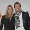 Karen et Julien Beneteau lors de la soirée des joueurs de Roland-Garros à la Résidence de l'Ambassadeur des Etats-Unis à Paris le 24 mai 2013