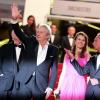 Alain Delon, Aurelie Filippetti et Bertrand Delanoe - Hommage a Alain Delon lors du 66eme festival du film de Cannes. Le 25 mai 2013 Tribute to Alain Delon during the 66th Cannes Film Festival. on may 25th 201325/05/2013 - Cannes