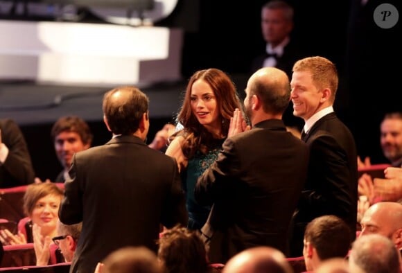 Bérénice Bejo recevant le prix d'interprétation pour Le Passé au Festival de Cannes le 26 mai 2013.