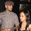 Chris Brown et Karrueche Tran à Los Angeles, le 29 août 2012.